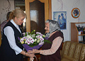 Именные поздравления с 90-летием от Президента Российской Федерации, Губернатора Ростовской области вручены Чекменевой Нине Лукьяновне