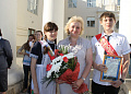 В честь 310-летия Белой Калитвы на Театральной площади города впервые прошел парад