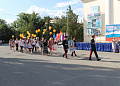 В честь 310-летия Белой Калитвы на Театральной площади города впервые прошел парад
