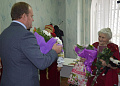 Глава Администрации района  поздравила с 85-летним юбилей ветерана труда, Отличника здравоохранения  Сорочинскую Нину Сергеевну