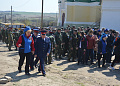 Во время проведения военно-полевых сборов юные  казаки получили благословение на несение военной службы