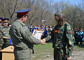 Во время проведения военно-полевых сборов юные  казаки получили благословение на несение военной службы